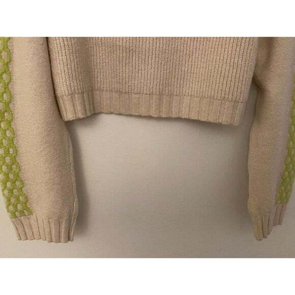 Wild Fable Target Off White Turtleneck Cropped Sweater Women's Sz S NWT New - Picture 7 of 16